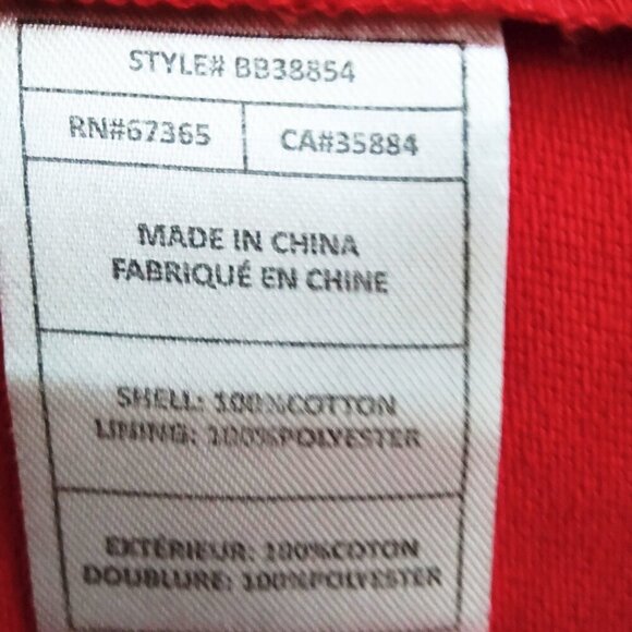 BB Dakota Red Corduroy Sleeveless Scoop Neck Fit & Flare Pleated Dress Sz 6 - Picture 4 of 7